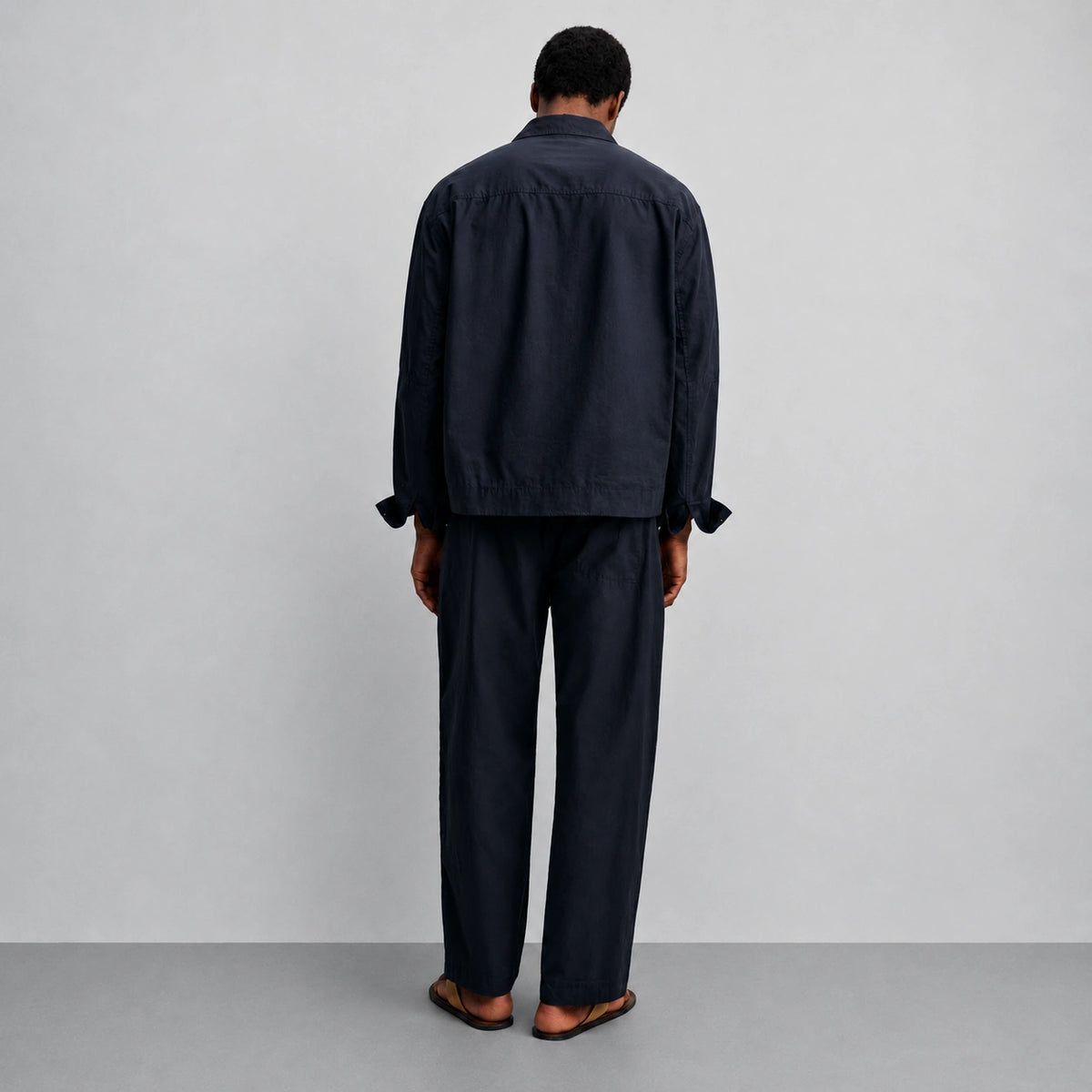 Calça Masculina de Linho Preta