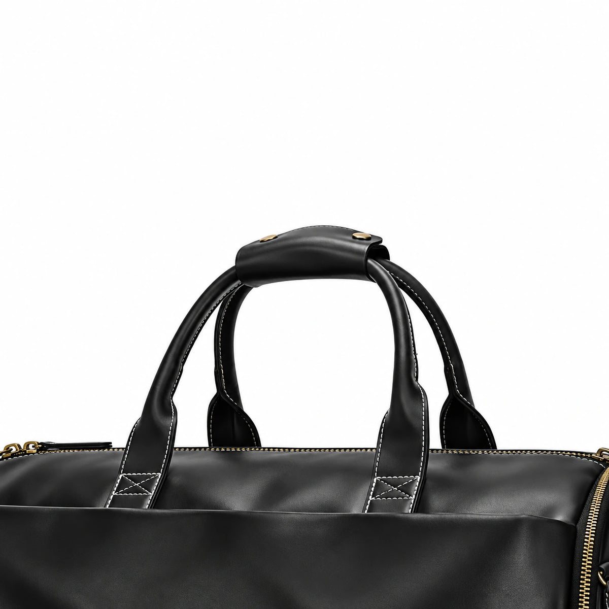 Bolsa de Viagem Porta - Roupas Preta | Modelo com Rodinha  Atelier