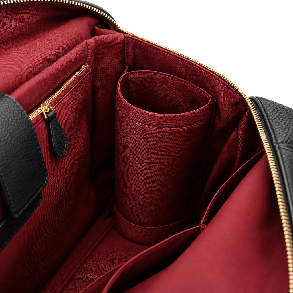 Bolsa Feminina Preta Em Couro Aurora | Soult Atelier