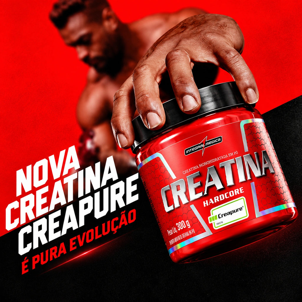 Creatina 100% Pura 150g Hardcore