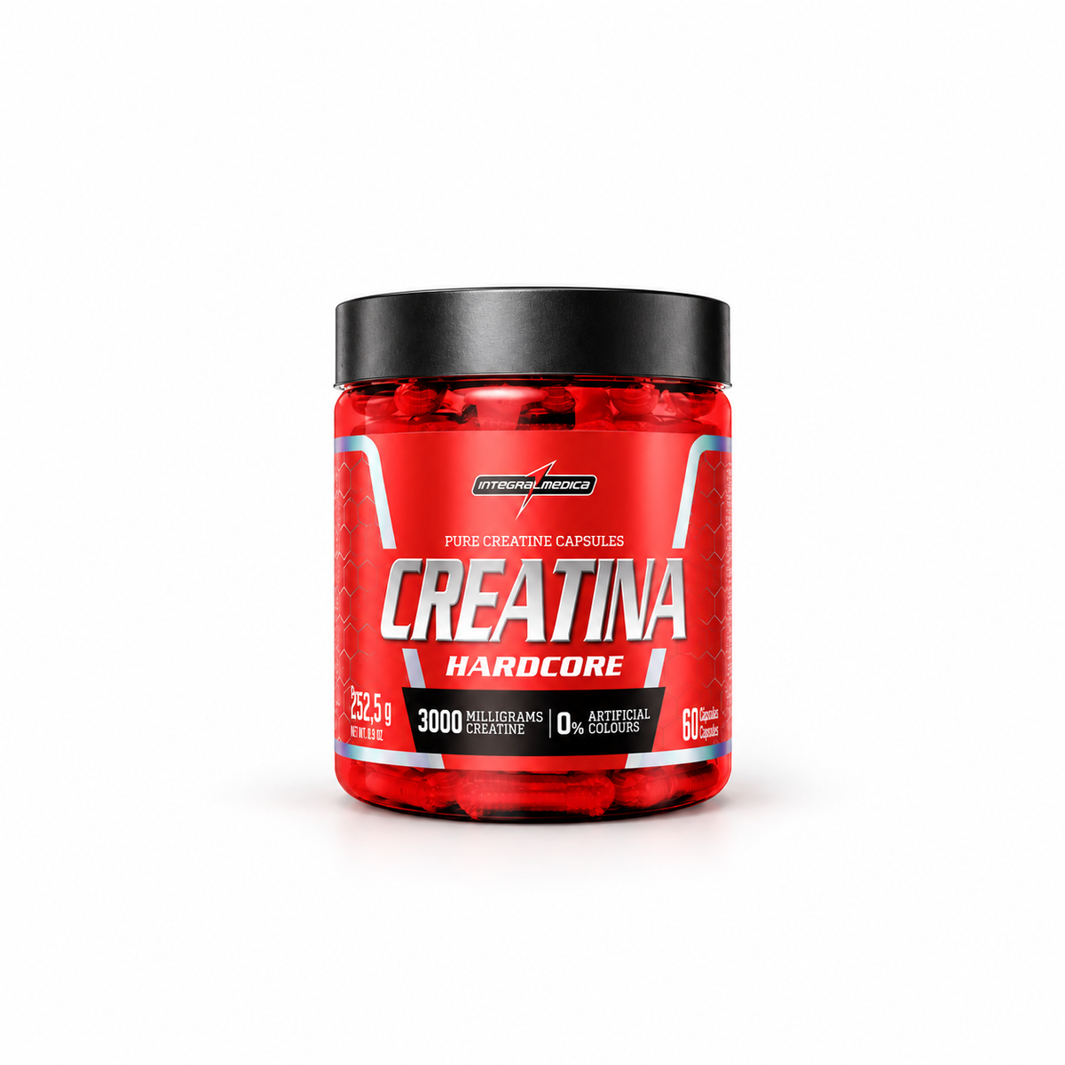 Creatina 100% Pura 60 Cápsulas