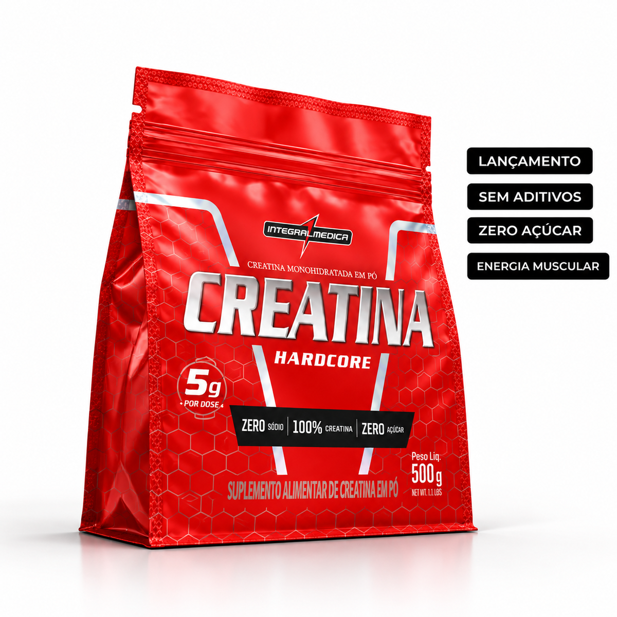 Creatina Hardcore 500g Pouch