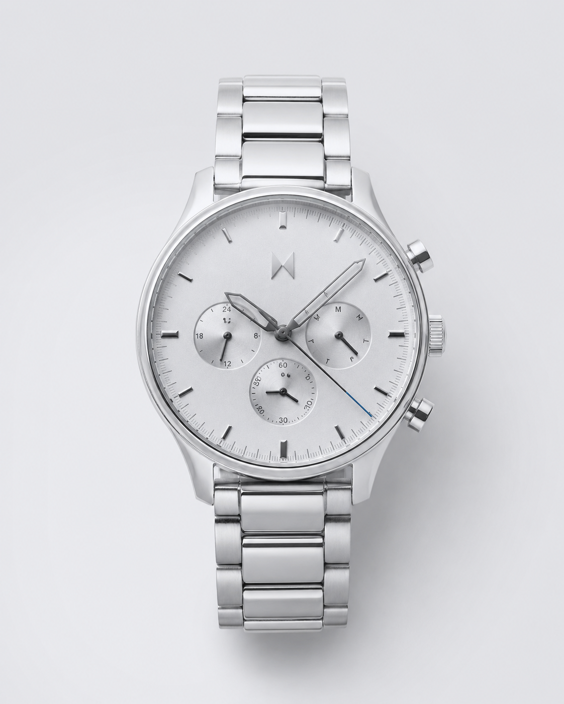 Relógio Chronograph em Aço Prata