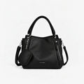 Bolsa Feminina Preta Em Couro Siena