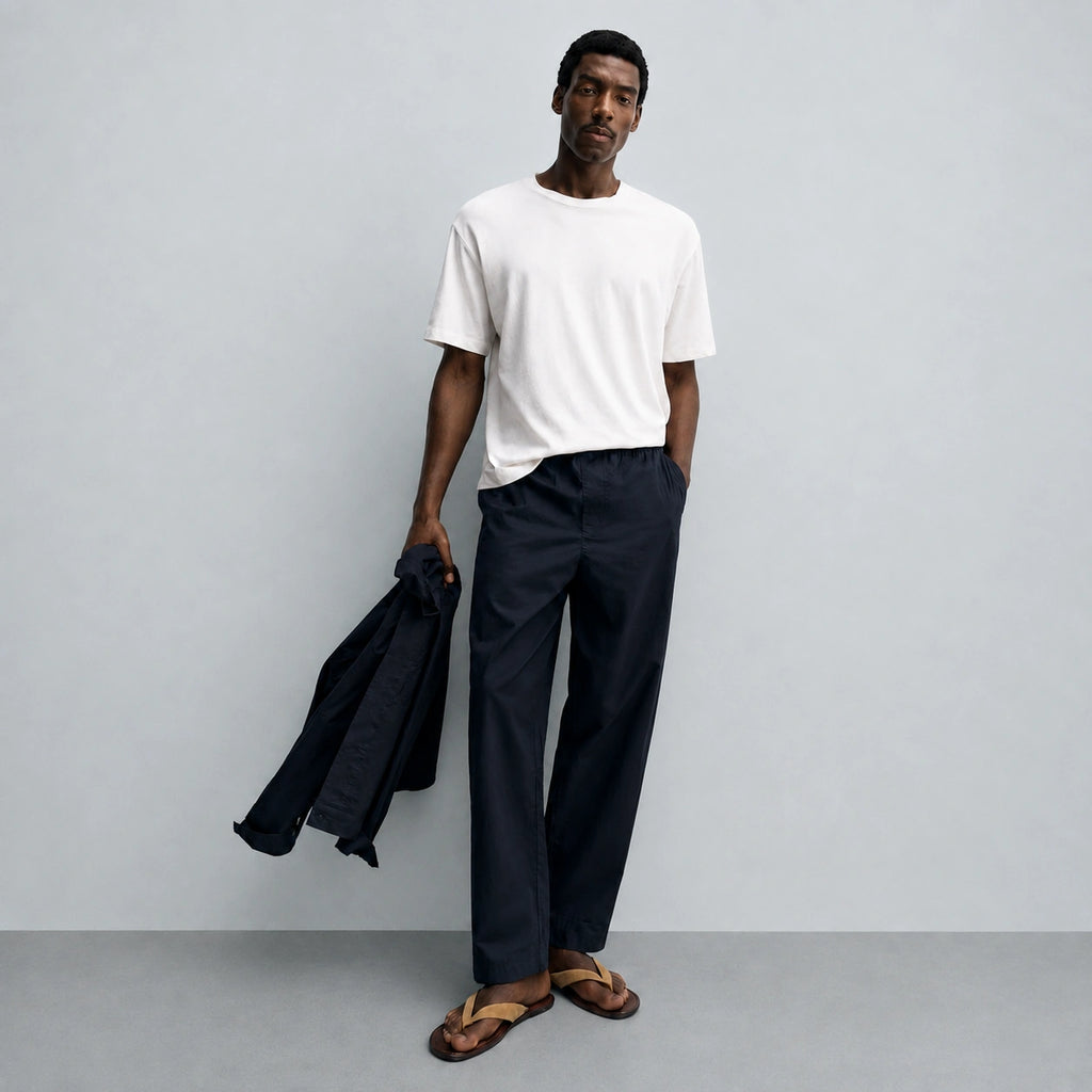 Calça Masculina de Linho Preta