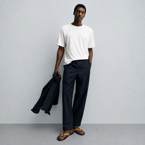 Calça Masculina de Linho Preta