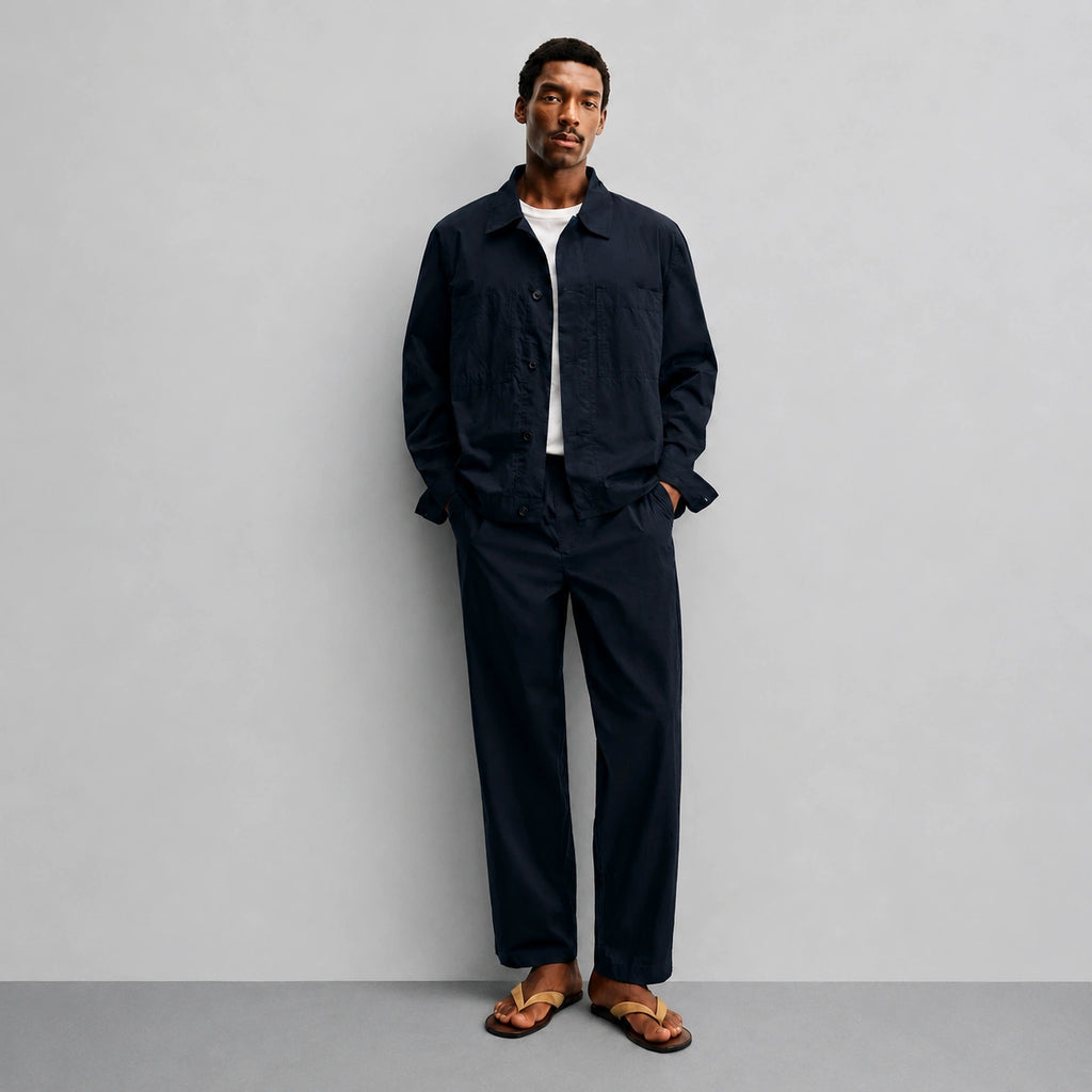 Calça Masculina de Linho Preta
