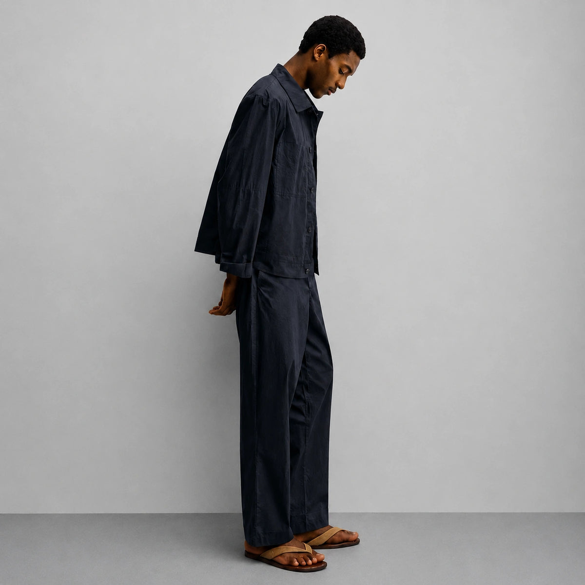 Calça Masculina de Linho Preta