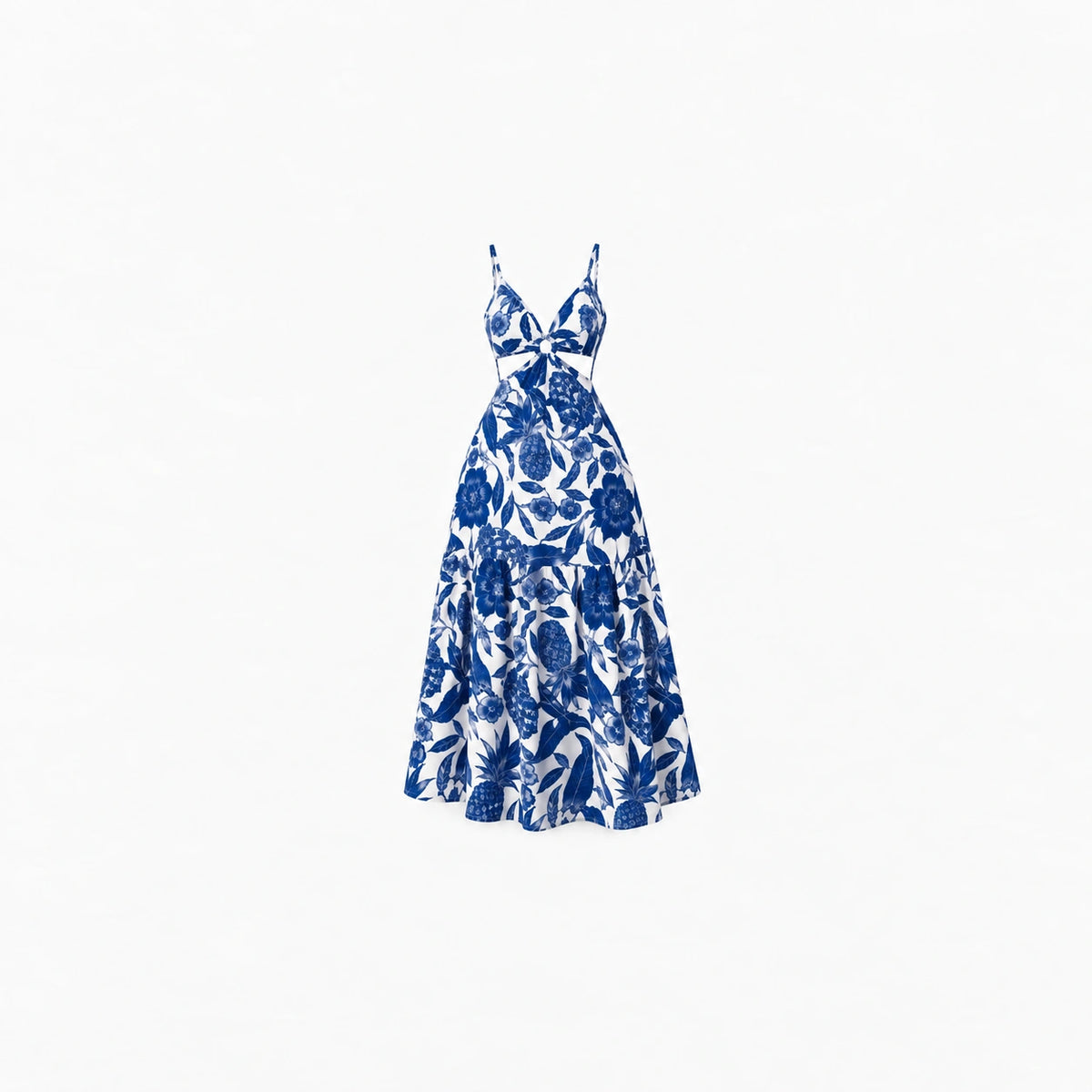 vestido florido curto