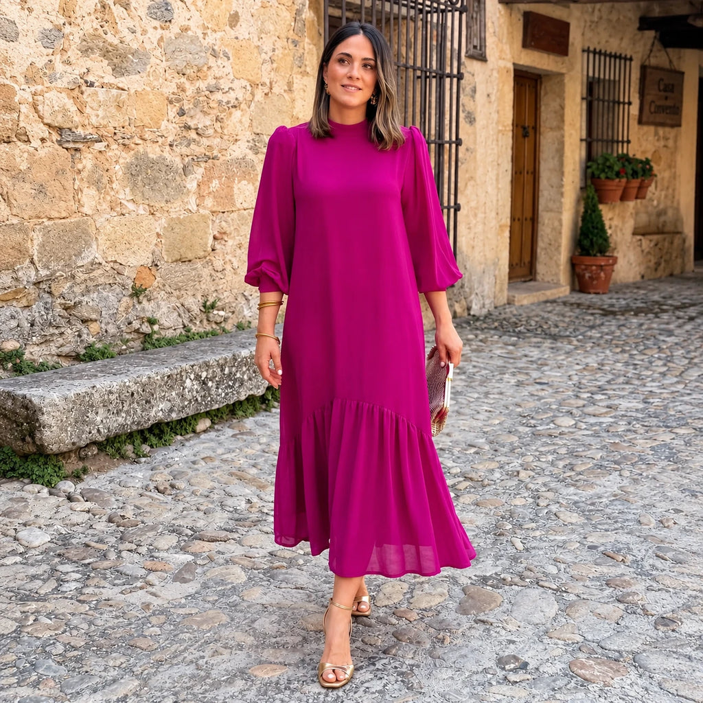 vestido rosa bebe