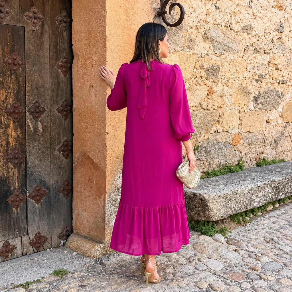 vestido rosa pink